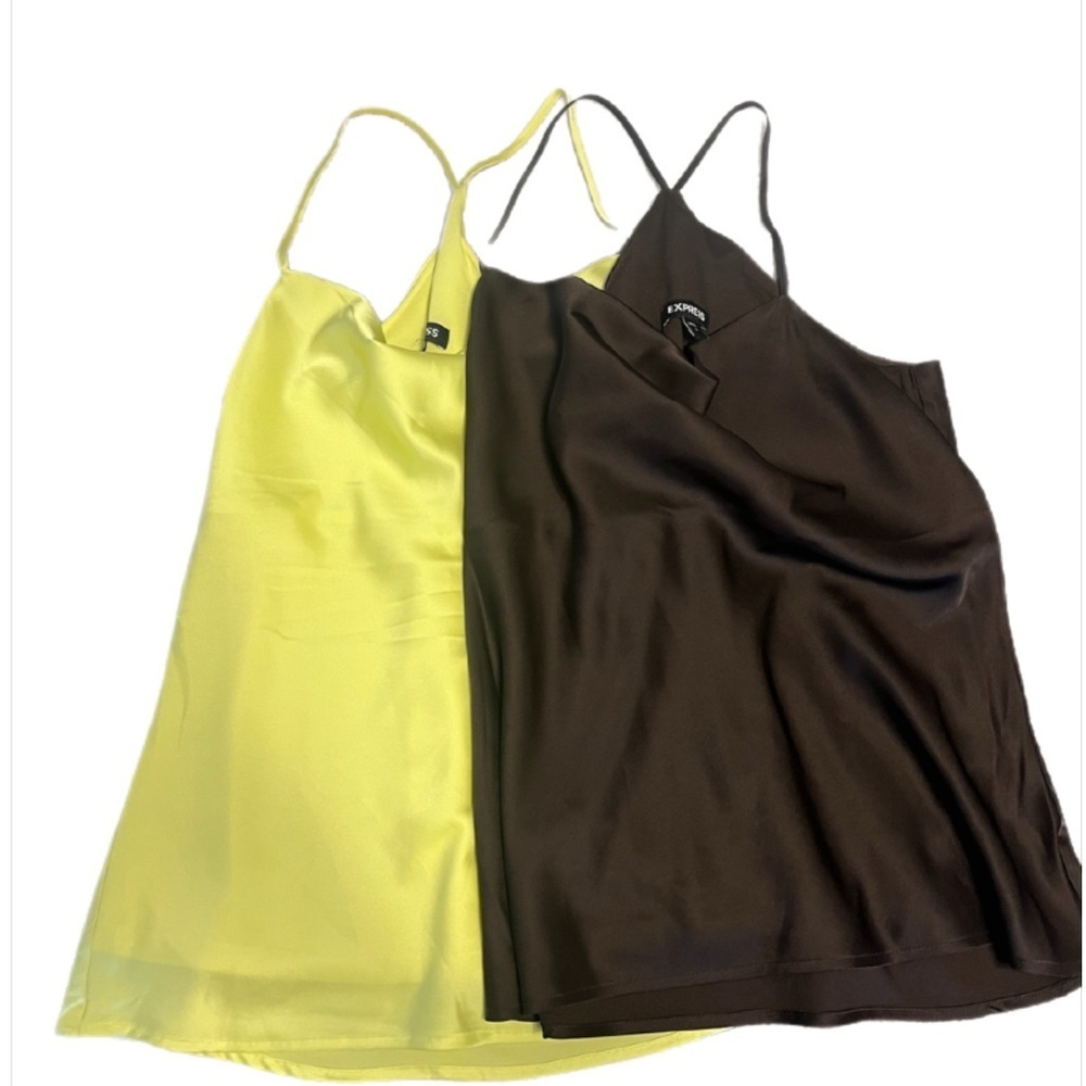 *Bundle* Express Satin Camisole Racerback tanks- Small